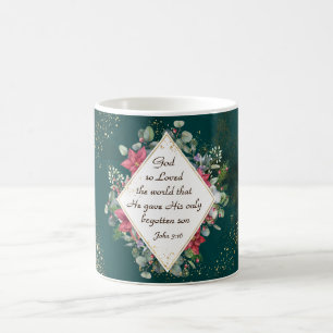 Mug Jean.3:16 Dieu si aimé le monde, Noël