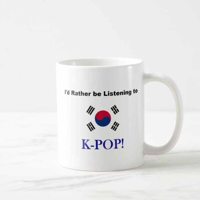 Mug J'écouterais plutôt KPOP ! (Droite)