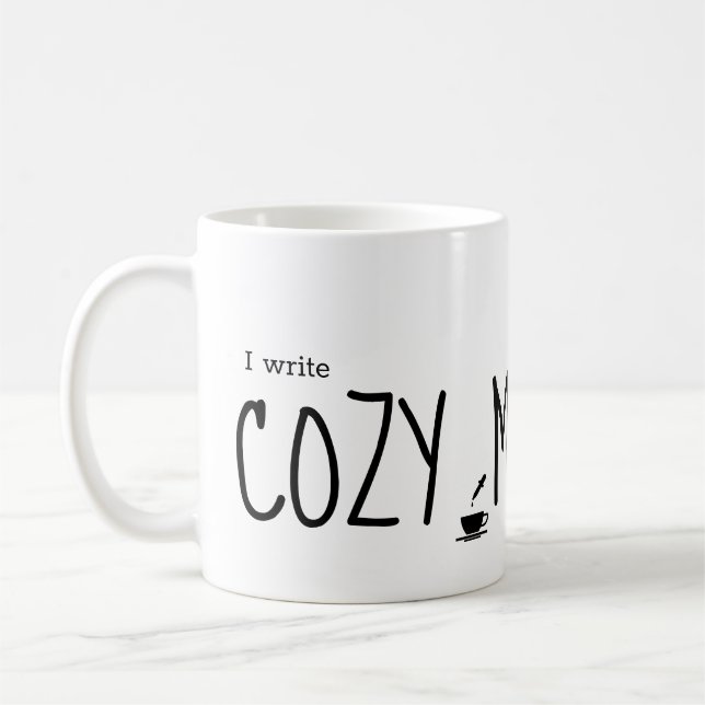 Mug J'écris Cosy Mysteries, poison teacs (Gauche)