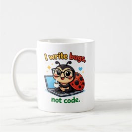 Mug J'écris des bogues, pas du code.