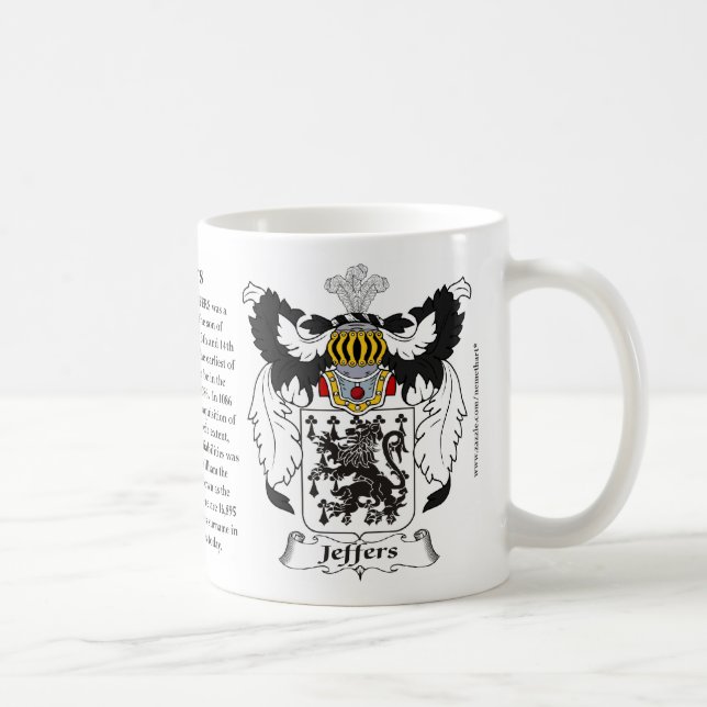 Mug Jeffers, l'origine, la signification et la crête (Droite)