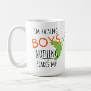 Mug J'élève des garçons Rien ne me fait peur Personnal