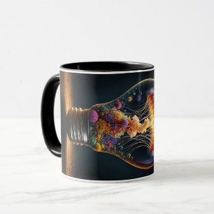 Mug Jellyfish bioluminescente vibrante