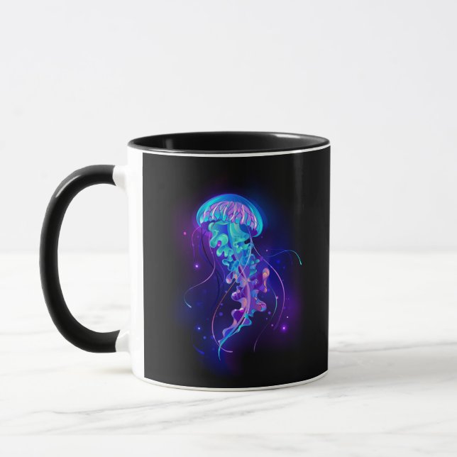 Mug Jellyfish éclatante couleur (Gauche)