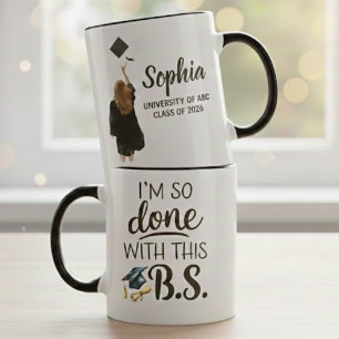 Mug J'en ai Marre de Ces Conneries Citation de Diplômé