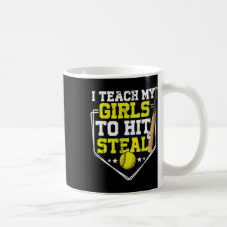 Mug J'enseigne à ma fille à frapper et à voler douceme