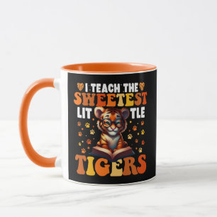 Mug J'Enseigne Le Plus Doux Petit Tigres Enseignant