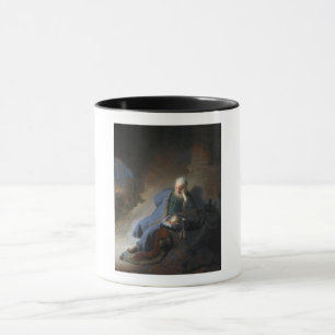 Mug Jérémie pleurant sur les ruines de Jérusalem, Remb