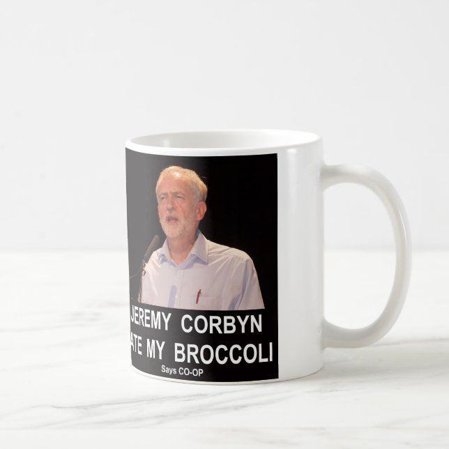 Mug Jeremy Corbyn a mangé de mon brocoli (Droite)