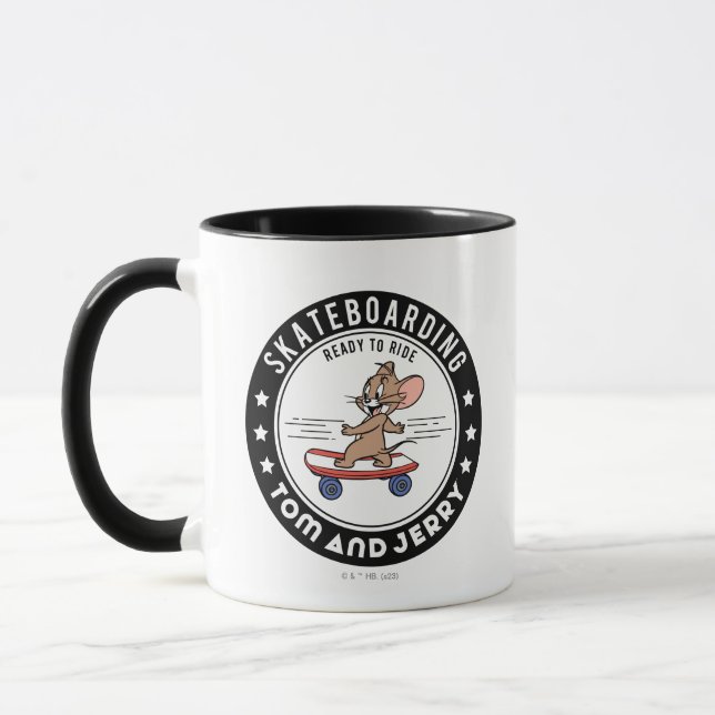 Mug Jerry Skateboard - Prêt À Faire Du Ride (Gauche)
