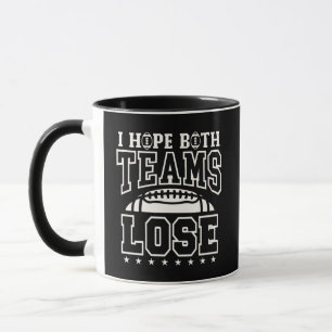 Mug J'espère que les deux équipes perdront Funny Sarca