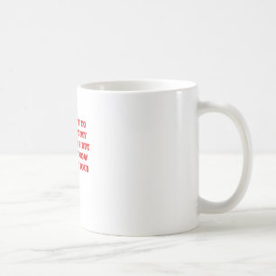 Mug J'essaye de ne pas rire de mes propres