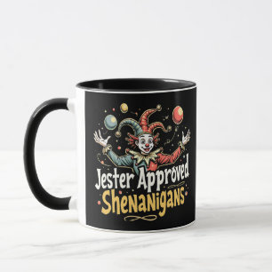 Mug Jester Approuvé Shenanigans Circus Clown
