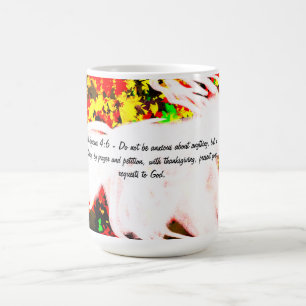 Mug Jésus a de l'inquiétude et de l'anxiété à battre