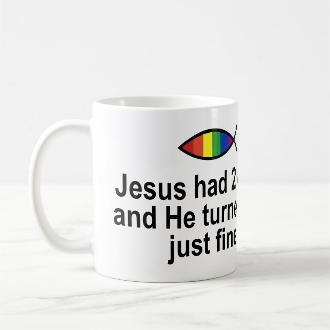 MUG JÉSUS A EU 2 PAPAS ET IL S'EST AVÉRÉ JUSTE TRÈS (Gauche)