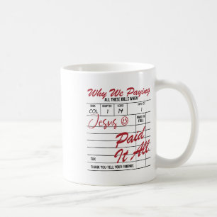 Mug Jésus A Payé Tout Jésus Chrétien Jour De Pâques