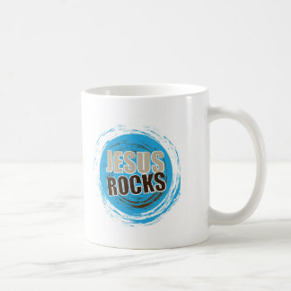 Mug Jésus bascule 4 bleus et chocolat