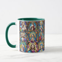 Jésus Christ Mary & Joseph Christian Stainverre