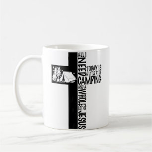 Mug Jésus Croix Camping Chrétien Bénis