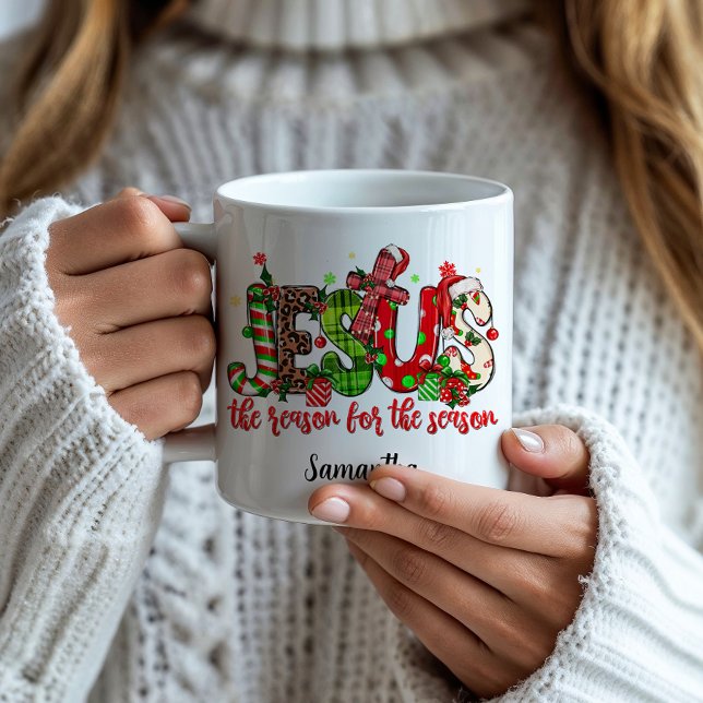 Mug Jésus Est La Raison De La Saison Foi Noël (Créateur téléchargé)