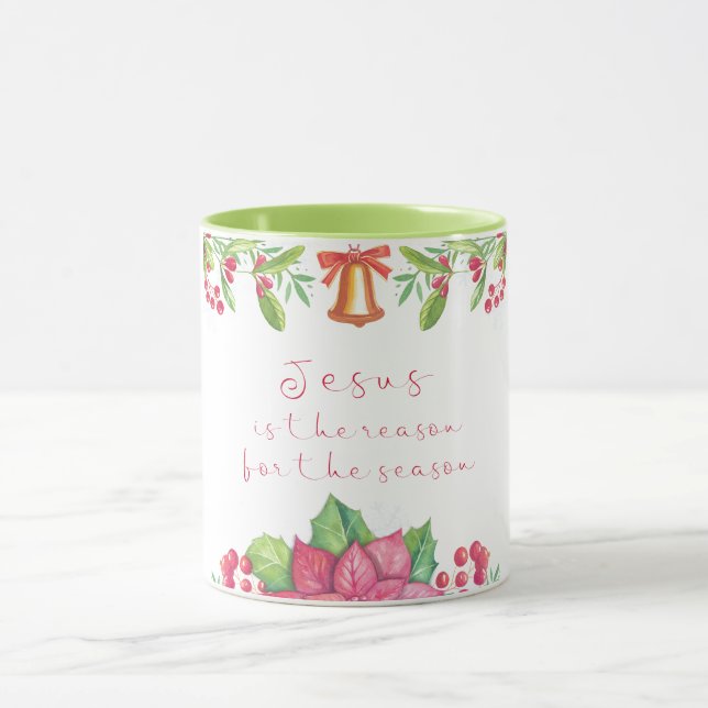 Mug Jésus est la raison de la saison Noël (Centre)
