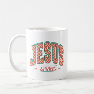Mug Jésus Est La Raison Noël Chrétien Rétro 