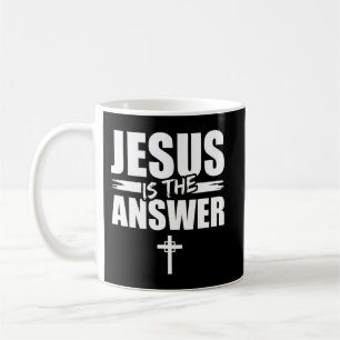 Mug Jésus est la réponse Jésus T-ShirtEs-tu un patriot