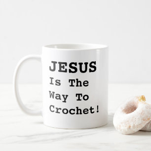Mug "JÉSUS Est Le Chemin Du Crochet !" - Citation Drôl