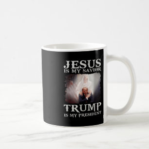 Mug Jésus Est Mon Sauveur Trump Est Mon Président