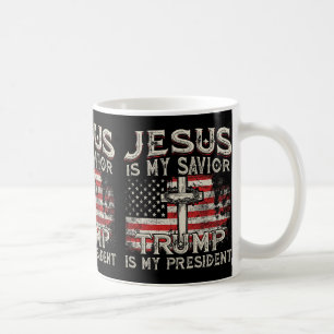 Mug Jésus est mon sauveur Trump est mon président Amér
