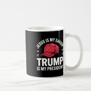 Mug Jésus est mon sauveur Trump est mon président Reli