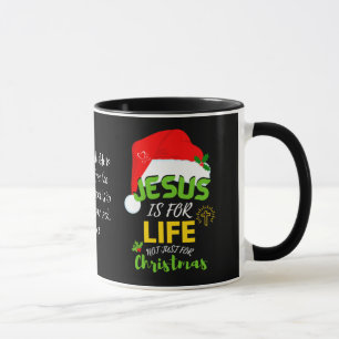 Mug JÉSUS EST POUR LA VIE, pas seulement pour Noël