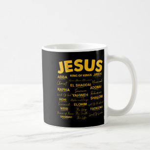 Mug Jésus Est Roi Noms De Dieu Hébreu Jésus Chrétien