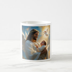 Mug Jésus et bébé Angel