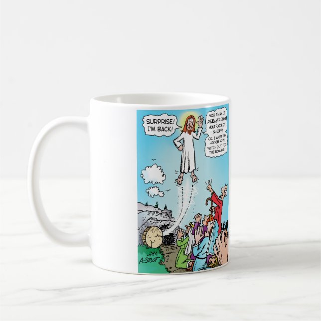 Mug Jésus KINDA est mort pour nos péchés ! (Gauche)