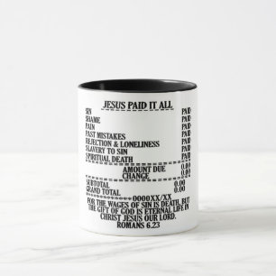 Mug Jésus L'A Payé Toute Musique