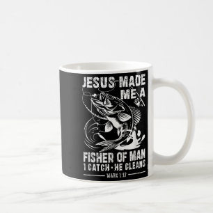 Mug Jésus m'a fait un pêcheur d'homme Marc 1 17 Clic D
