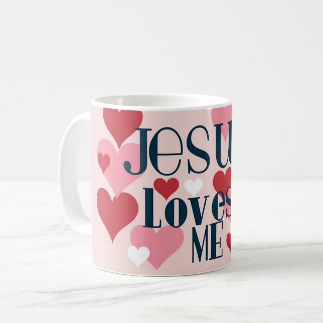 Mug Jésus m'aime (Devant gauche)