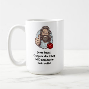 Mug Jésus Sauve D&D !