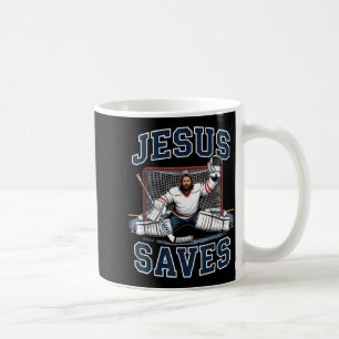 Mug Jésus Sauve Équipe De Joueurs De Hockey Dieu Amate