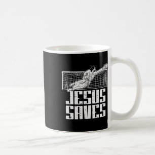 Mug Jésus Sauve Footbyll Soccer Gardien de but Chrétie