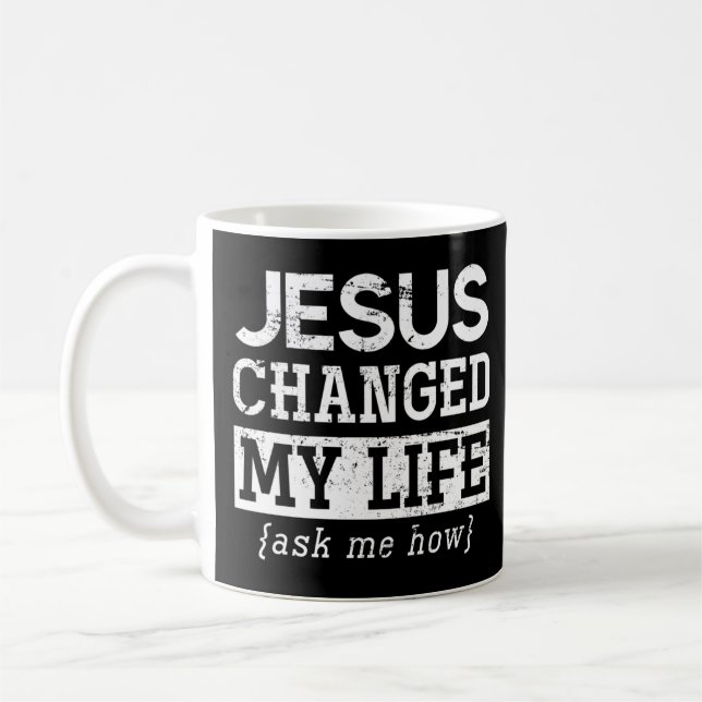 Mug Jésus Seigneur Christian Don Dieu Sauveur Jésus Pu (Gauche)