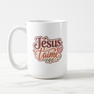 Mug Jésus T'aime Cadeau Chrétien Français Jésus Vous A