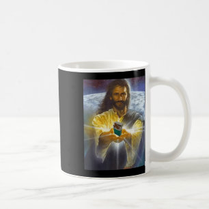 Mug Jésus tenant des cigarettes, Drôle Jésus