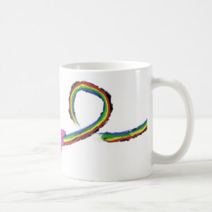 Mug Jet- d'arc-en-ciel de requin
