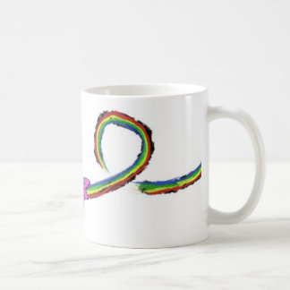 Mug Jet- d'arc-en-ciel de requin