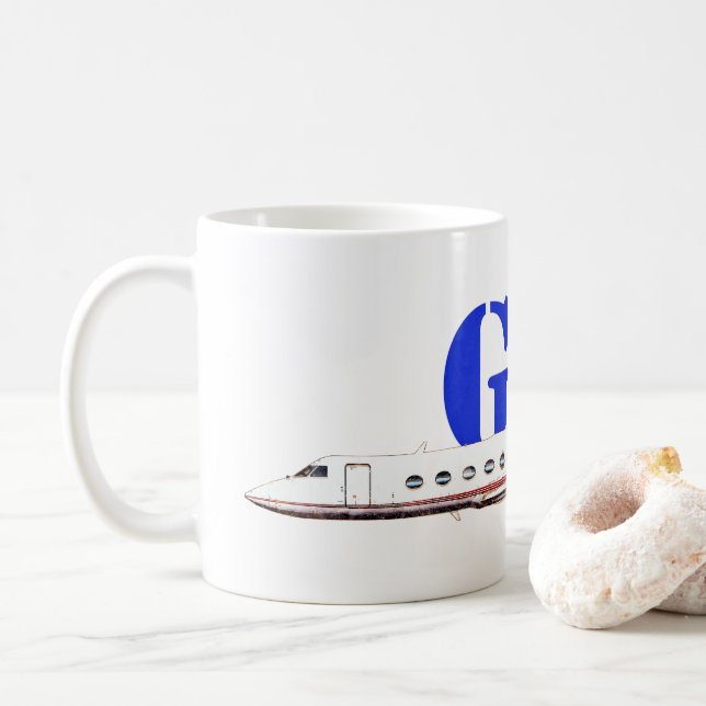 Mug Jet privé Gulfstream IV de luxe (Avec donut)