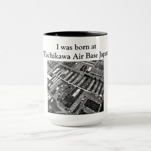 Mug J'étais né à la base aérienne Japon de Tachika