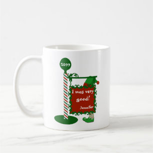 Mug "J'étais très bon" ou "coquin" Père Noël Christmas