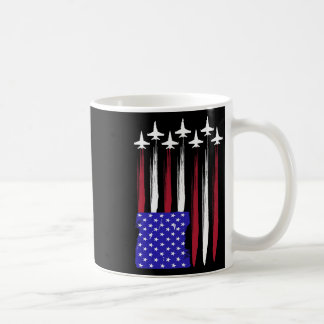 Mug Jets 4 juillet Patriotique Rouge Blanc Bleu Usa Dr